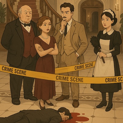 murder mystery icon